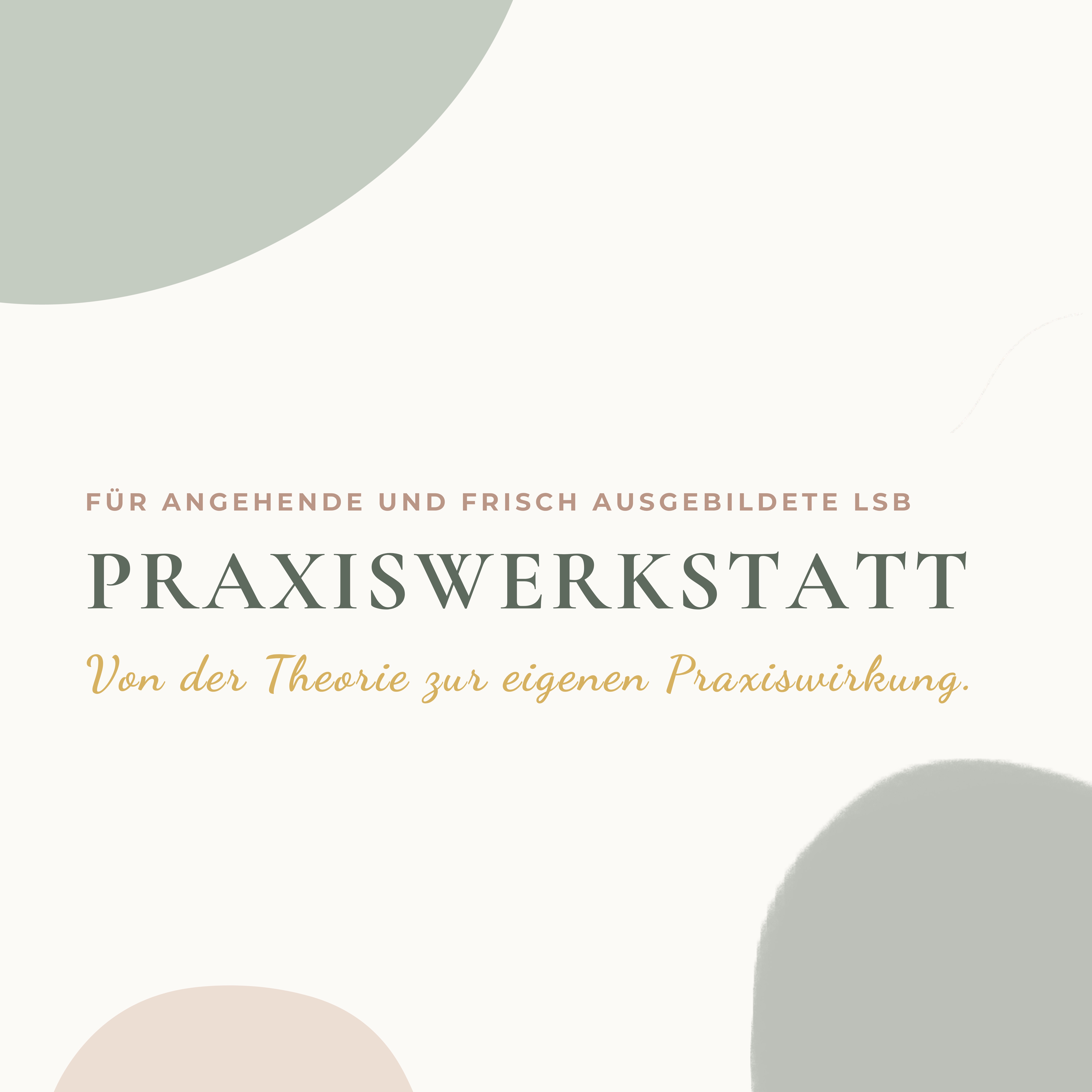 Praxiswerkstatt für Lebens- und Sozialberater:innen