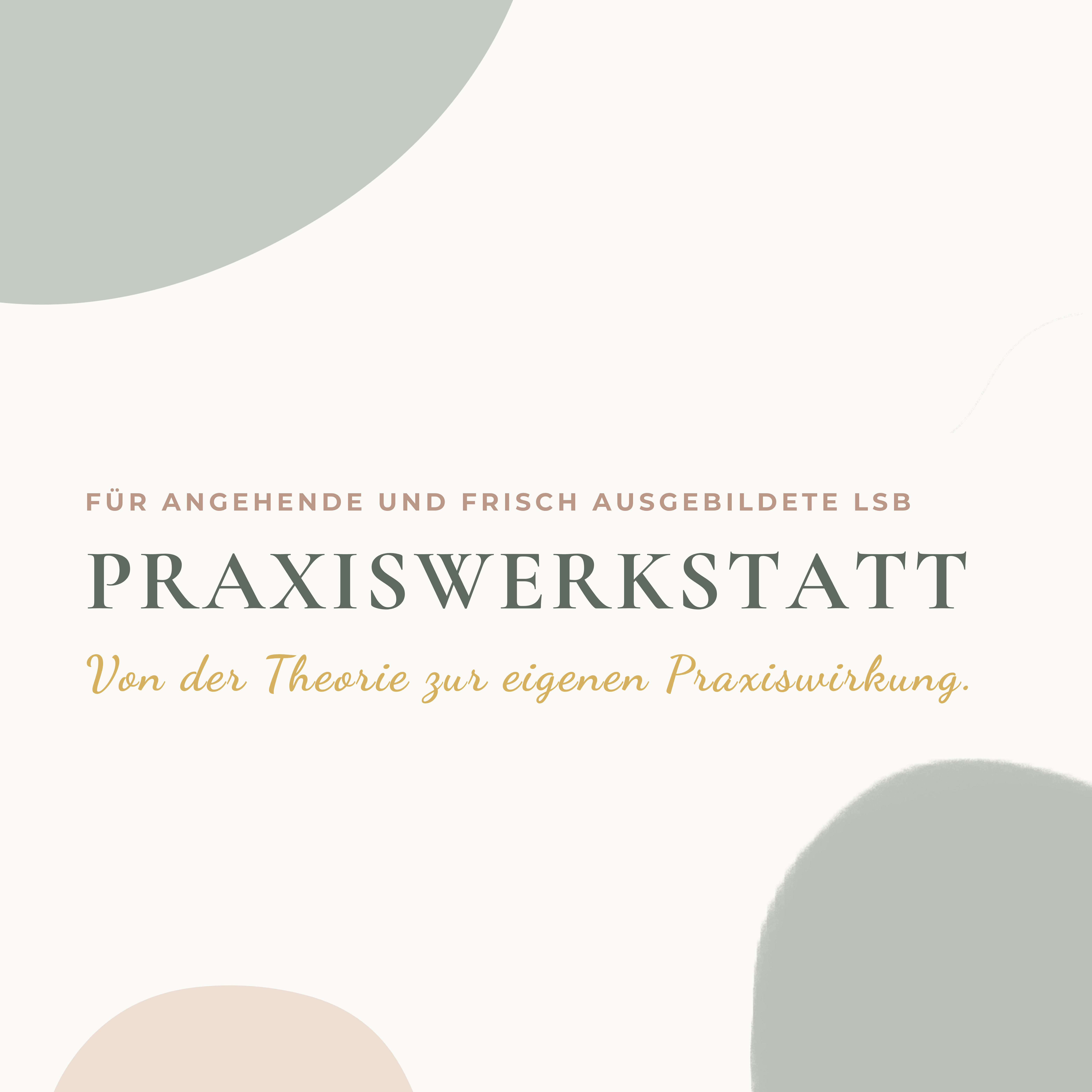 Praxiswerkstatt für Lebens- und Sozialberater:innen
